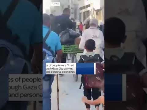 People evacuate Gaza after warning