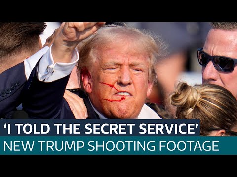 New bodycam footage shows moment before Trump assassination attempt | ITV News