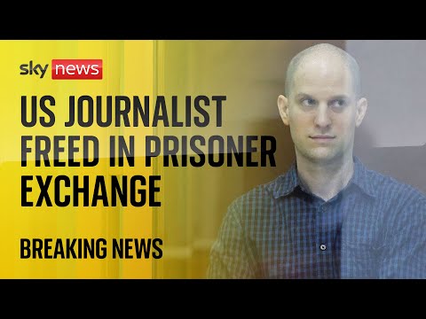 BREAKING: Gershkovich freed as part of prisoner swap between US and Russia