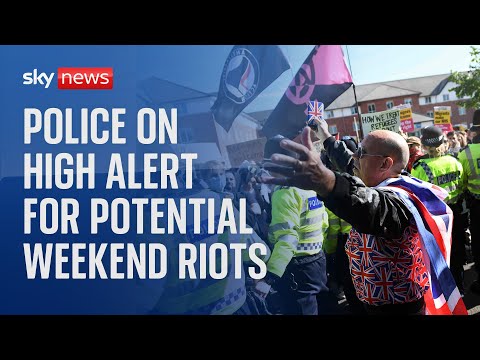 Police on ‘high alert’ for potential weekend riots after week of far-right unrest