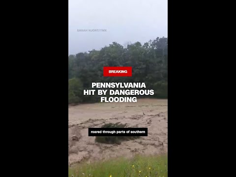 Hurricane’s rain brings dangerous flash flooding in Pennsylvania