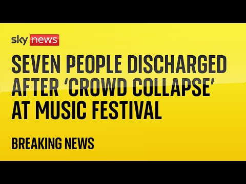 Seven people discharged from hospital after crowd surge at Boardmasters music festival