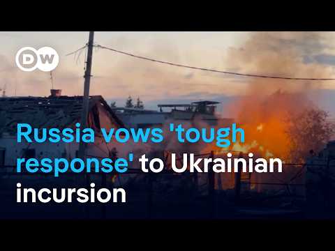 Russia steps up response to Ukrainian incursion of Kursk region | DW News