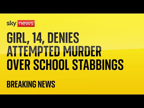 Girl, 14, denies attempted murder after school stabbings in Wales