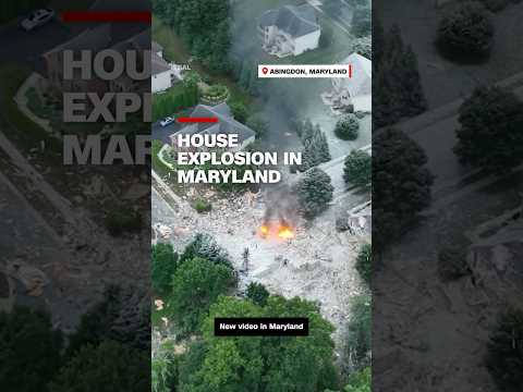 Video shows destruction after Maryland home exploded