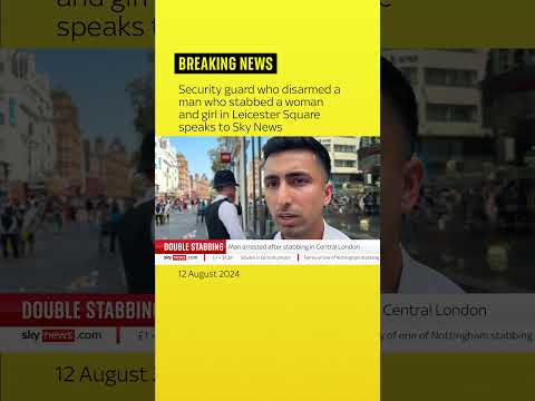 Security guard disarms knifeman after double stabbing in Leicester Square