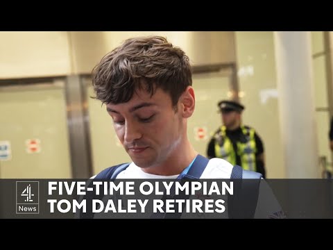 Tom Daley in tears as he announces retirement