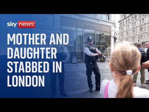 Mother and daughter stabbed in London’s Leicester Square