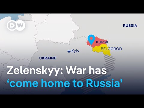 Ukraine says it holds around 1,000 square kilometers of Russian territory | DW News