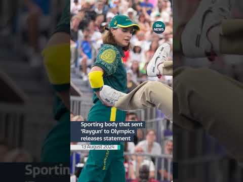 Sporting body that sent ‘Raygun’ to Olympics releases statement #itvnewss #news #olympics