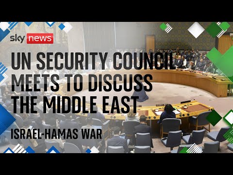 Watch live: UN Security council meets to discuss the situation in the Middle East