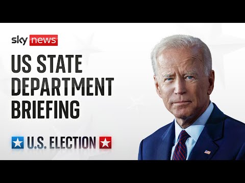 Watch live US State Department Briefing │Tuesday 13 August