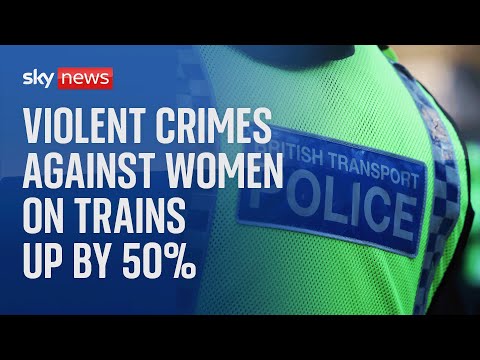 Violent crimes against women on trains have risen by 50%