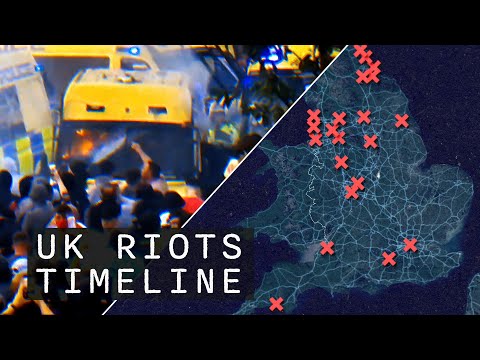 Two weeks of chaos – UK riots mapped