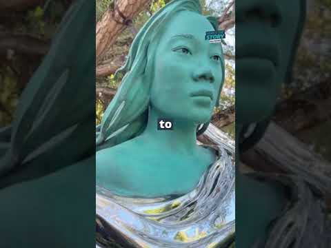 Mark Zuckerberg unveils reveals statue of his wife