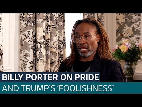 Billy Porter on Pride, Donald Trump’s ‘foolishness’ and Kamala Harris | ITV News