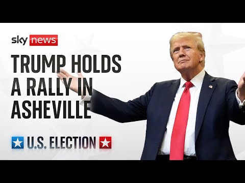 Watch live: Donald Trump holds election campaign rally in North Carolina