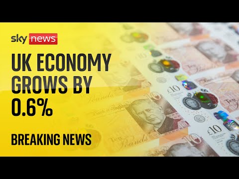 UK economy grows 0.6% as general election is partially blamed for flatline in June