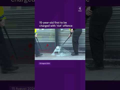 15-year-old first to be charged with ‘riot’ offence