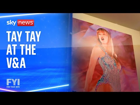 Taylor Swift’s childhood items go on show at V&A