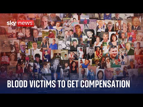 Infected blood scandal victims to receive financial support for life