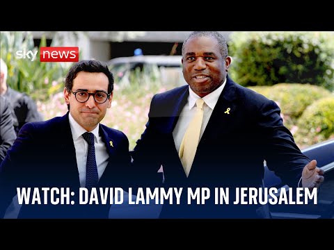 Watch live: David Lammy and French foreign minister hold news conference in Israel