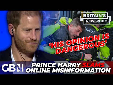 Prince Harry wades into UK RIOT ROW blaming ‘information that isn’t true’ for public disorder