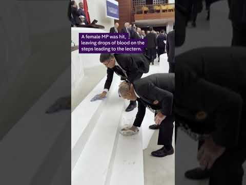 Brawl erupts in Turkish parliament