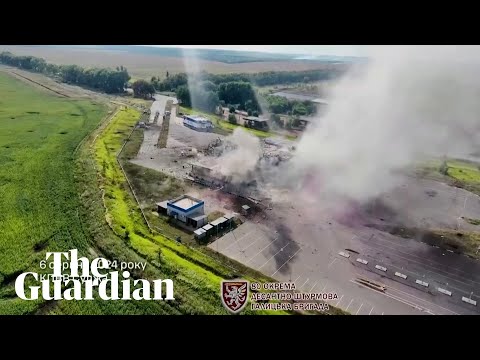 Ukraine release footage they say shows first moments of Ukraine’s incursion into Russia