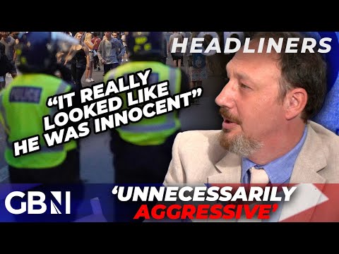 ‘Double standards ALL OVER THE PLACE’ as police repeatedly punch ‘INNOCENT’ protestor in the face