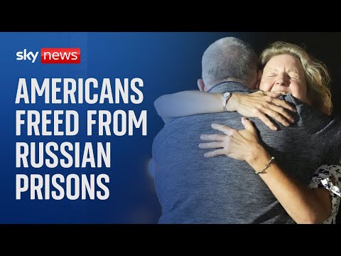 Americans freed from Russian prisons under landmark exchange deal land back in US