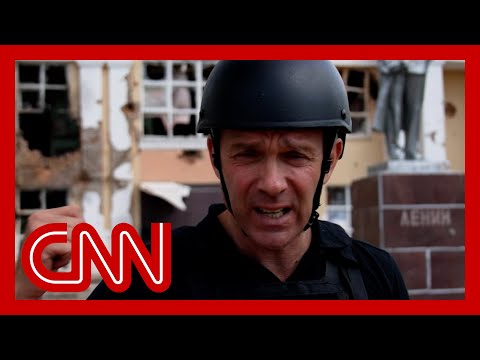 CNN gains access to Ukrainian-held Russian town