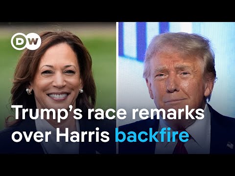 Harris responds to Donald Trump’s false remarks about her racial identity | DW News