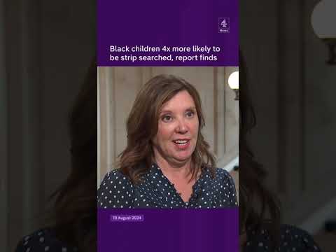 Black children 4x more likely to be strip searched