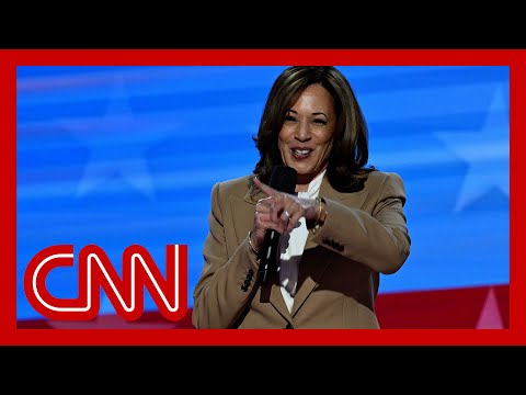 Audience reacts to Kamala Harris’ unexpected entry on DNC night one