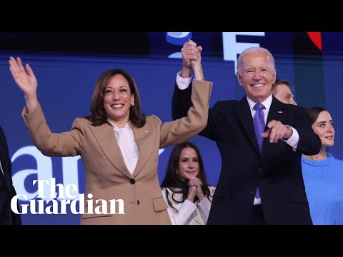 ‘I gave my best to you’: Biden gives hopeful DNC speech as he passes torch to Harris