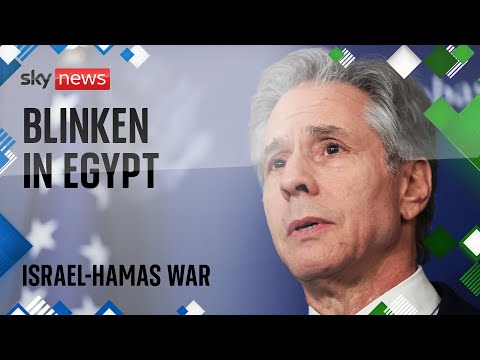 Watch: Antony Blinken meets Egyptian Foreign Minister Badr Abdelatty for Gaza ceasefire talks