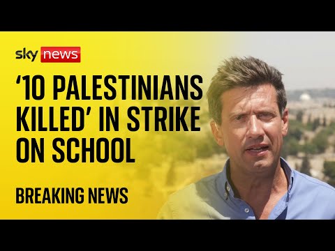 ’10 Palestinians killed’ in strike on school compound | Israel-Hamas war