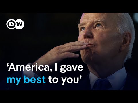 US President Biden gives emotional “farewell” speech | DW News