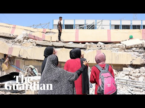Deadly Israeli airstrike hits school near Gaza housing displaced people
