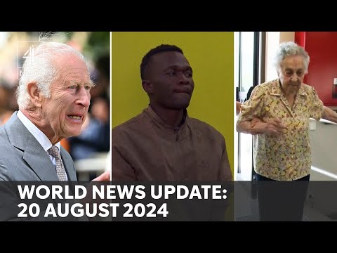 News update: King visits Southport, Kenyan serial killer suspect escapes, World oldest woman dies