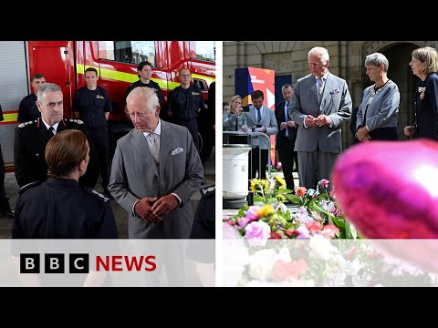 King Charles meets survivors of Southport knife attack | BBC News