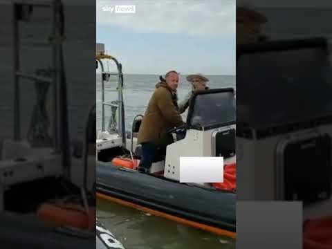 Drug smugglers attempt getaway swim