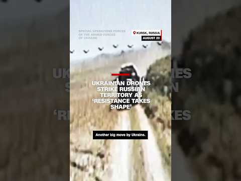 Ukrainian drones strike Russian territory as ‘resistance takes shape’