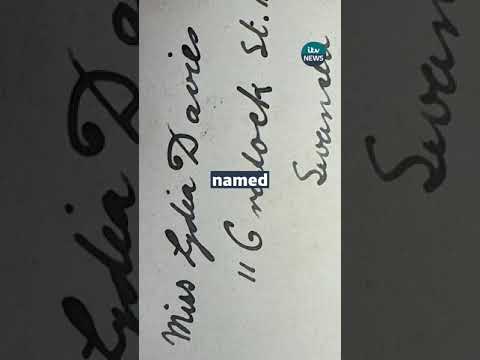 A postcard’s been delivered to an address in Wales – 121 years after it was sent.