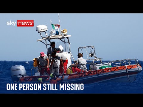 Superyacht sinks: Five bodies found and one person remains missing after search operation