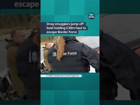 Two drug smugglers hid 350kgs of cocaine worth £39m in the hull of a boat | ITV News