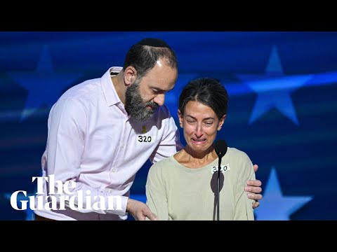 Parents of US citizen kidnapped by Hamas give emotional speech at the DNC