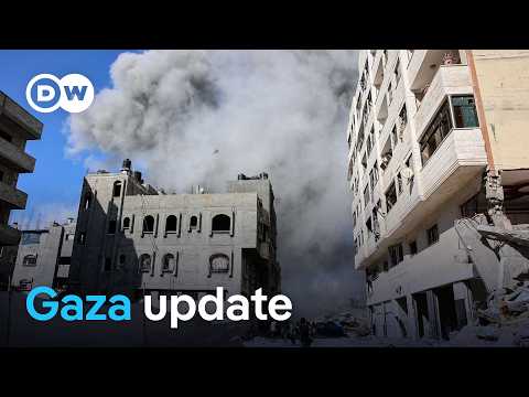 Israeli strikes on Gaza continue as peace talks stall | DW News
