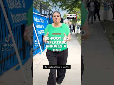 20-foot inflatable arrives at DNC